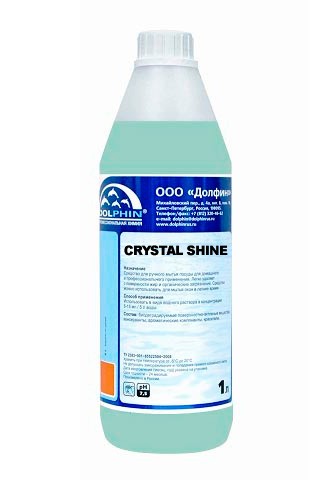 Средство чистящее для металлич.поверхностей в интерьере 1 л. ph 8 Crystal Shine /1/12/