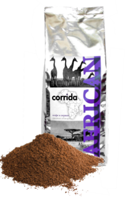 Кофе молотый свежей обжарки Corrida African blend 0,25 кг CA-042