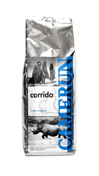 Кофе в зернах свежей обжарки Corrida Camerun 1 кг CA-033