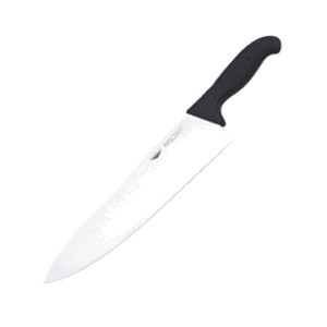 Нож поварской;сталь,пластик;,L=445/300,B=65мм;черный,металлич. COM- 4070883