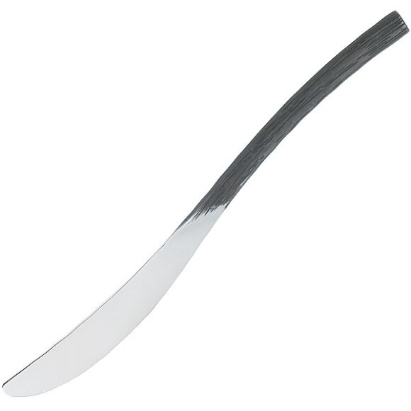 Нож десертный;сталь нерж.;,L=21,5см;черный,металлич. COM- 3112521