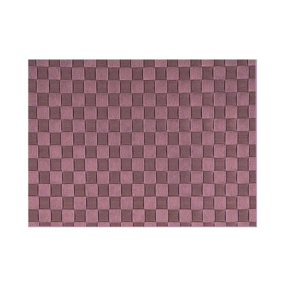 Подкладка настольная бордо плетеная, 30,3*42,7 см, материал рафия, 12 шт, RIC - 81210053