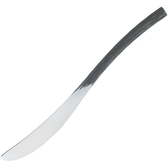 Нож столовый;сталь нерж.;,L=23,5см;черный,металлич. COM- 3112755