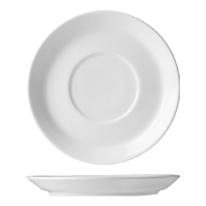 Блюдце «Акапулько»;фарфор;D=165,H=20мм;белый COM- 3020274