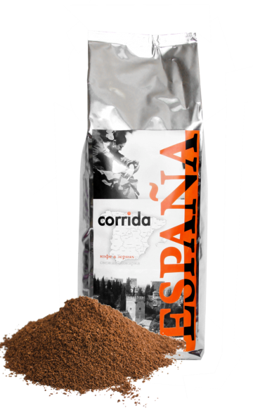 Кофе молотый свежей обжарки Corrida Spain 1 кг CA-055