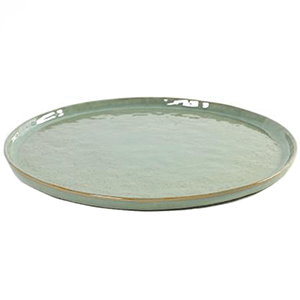 Тарелка «Пьюр»;керамика;D=270,H=17мм;зелен. COM- 3012228