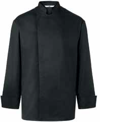 Куртка поварская на кнопках, черная, ткань 65% PES, 35% CO, длинный рукав, размер 3XL, штPR5 - 5580.8000.010 (3XL) 64-66
