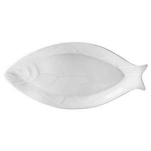 Блюдо «Кунстверк» для рыбы;фарфор;,H=31,L=335,B=164мм;белый COM- 3020862