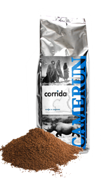 Кофе молотый свежей обжарки Corrida Camerun 1 кг CA-058