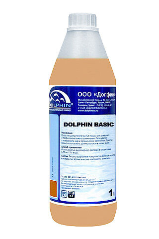 Набор средств, моющее для пола 1 л. Dolphin Basic /12/ , (12 ШТ в упаковке), MAG - 51227
