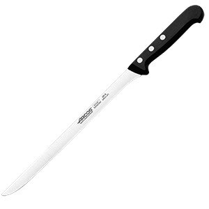 Нож для окорока «Универсал»;сталь нерж.,полиоксиметилен;,L=355/240,B=15мм;черный,металлич. COM- 4072027