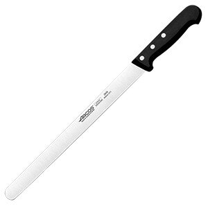 Нож для окорока «Универсал»;сталь нерж.,полиоксиметилен;,L=420/300,B=25мм;черный,металлич. COM- 4072022