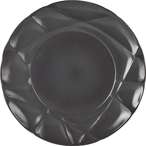 Тарелка «Саксэшен» мелкая;фарфор;D=260,H=28мм;черный COM- 3012298