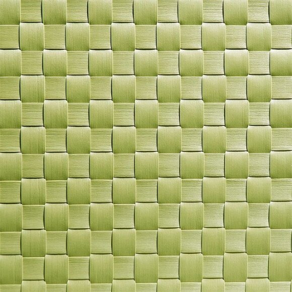 Подкладка сервировочная 45*33 см. широкое плетение зеленая, пвх APS /1/**, MAG - 45564