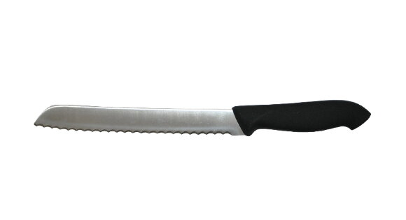 Нож для хлеба 255/375 мм. черный, с волн.кромкой HoReCa Icel /1/6/, MAG - 30158