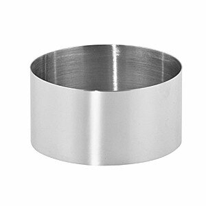 Набор кондитерских форм «Круг» кольцо кондитерское[2шт];сталь;D=75,H=45мм;металлич. COM- 4144510