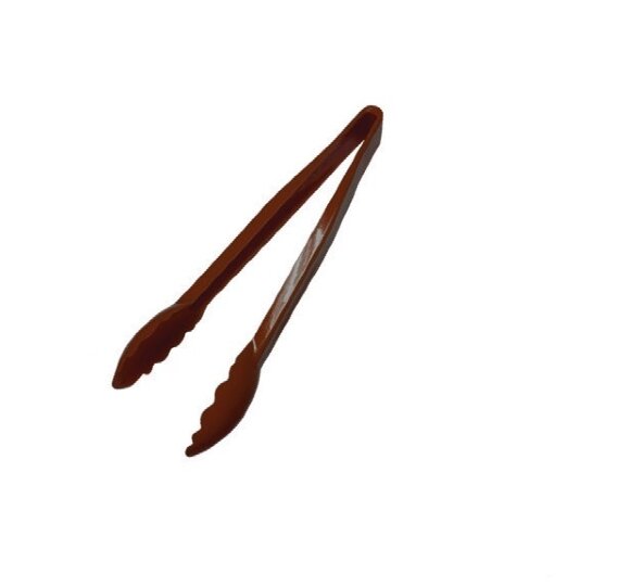 Щипцы универсальные 24 см. коричневые поликарбонат (до +120°C) MG /1/20/, MAG - 55790