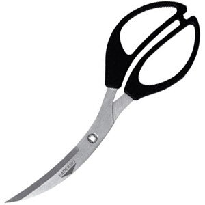 Ножницы для птицы;сталь,пластик;,L=270/130,B=15мм;черный,металлич. COM- 4070707