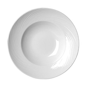 Тарелка глубокая «Спайро»;фарфор;450мл;D=300,H=55мм;белый COM- 3012147