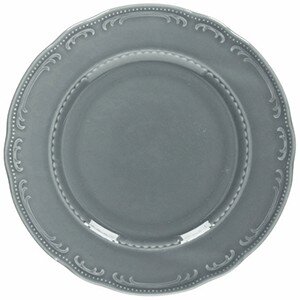 Блюдо «В.Виена Шарм» круглое;фарфор;D=310,H=27мм;серый COM- 3021681