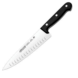 Нож поварской «Универсал»;сталь нерж.,полиоксиметилен;,L=320/200,B=48мм;черный,металлич. COM- 4071997