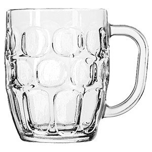 Кружка для пива «Димпл Штейн»;стекло;0,57л;D=90/70,H=121,B=130мм;прозр. COM- 1100639