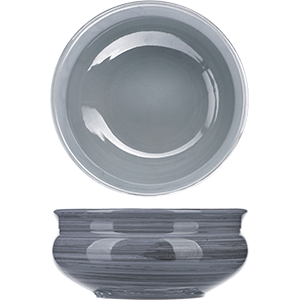 Тарелка глубокая «Пинки»;керамика;0,8л;D=16см;серый COM- 3010492