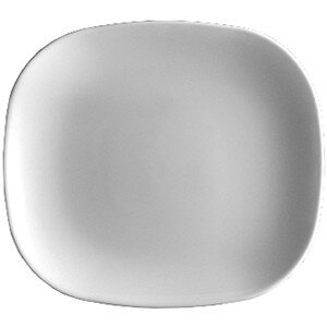 Блюдо «Эволюшнс Уайт» прямоугольное;стекло;,L=21,5,B=19см;белый COM- 3023073