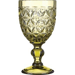 Бокал для вина;стекло;310мл;D=86,H=163мм;олив. COM- 1050389