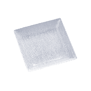 Блюдце квадратное «Минерали»;стекло;,L=11,B=11см;матовый COM- 3020187
