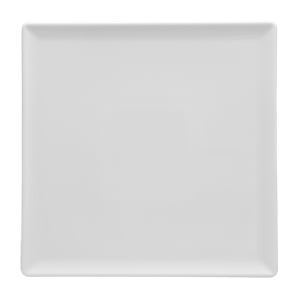 Тарелка «Анкара» квадратная;фарфор;,L=25,5,B=25,5см;белый COM- 3012384
