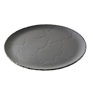 Блюдо для пиццы «Базальт»;керамика;D=285,H=20мм;черный,матовый COM- 3020878