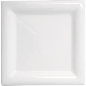 Тарелка «Кунстверк» квадратная;фарфор;,H=15,L=210,B=210мм;белый COM- 3011047