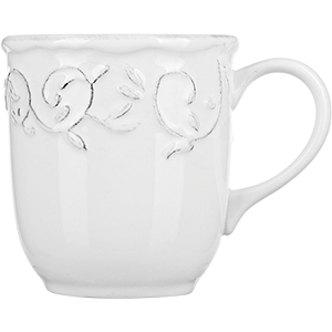 Чашка чайная «Фестон»;керамика;350мл;белый COM- 3141421