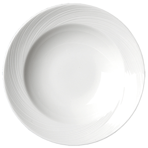 Тарелка для супа/пасты «Спайро»;фарфор;394мл;D=240,H=45мм;белый COM- 3011445