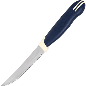 Нож для стейка;,L=110/215,B=15мм;синий,белый COM- 3112163