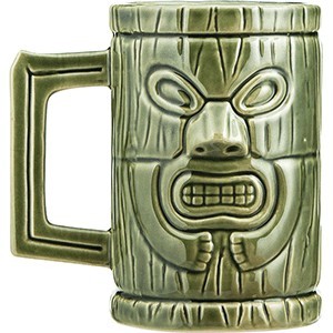 Кружка для пива «Тики»;керамика;450мл;зелен. COM- 1100526