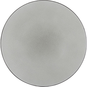 Тарелка «Экинокс» мелкая;керамика;D=24,H=3см;серый COM- 3012653