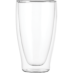 Бокал для горячих напитков «Проотель» двойные стенки;термост.стекло;380мл;D=8,H=14см;прозр. COM- 3141026