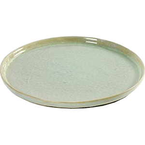 Тарелка «Пьюр»;керамика;D=215,H=15мм;зелен. COM- 3010978
