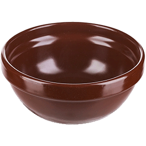 Салатник «Шоколад»;фарфор;300мл;D=130,H=55мм;тем.корич. COM- 3032261