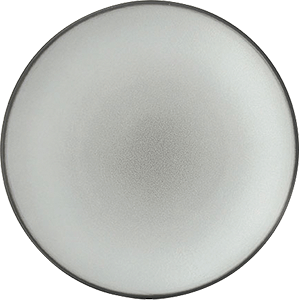 Тарелка «Экинокс» мелкая;керамика;D=215,H=25мм;серый COM- 3010439