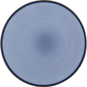 Тарелка «Экинокс» мелкая;фарфор;,H=25мм;синий COM- 3010441