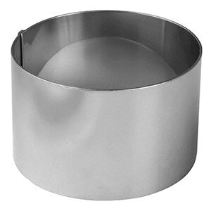 Форма кондитерская «Круг»;сталь нерж.;D=70,H=45мм;металлич. COM- 4144250