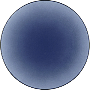 Тарелка «Экинокс» мелкая;керамика;D=280,H=33мм;синий COM- 3012652