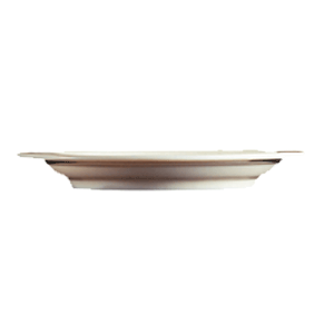 Блюдце «Кипр»;стекло;D=11,5см;слон.кость COM- 3020139