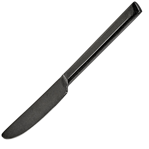 Нож столовый «Пьюр»;сталь нерж.;,L=227,B=19мм;антрацит COM- 3112744