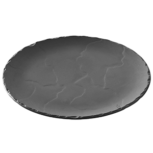 Тарелка «Базальт» мелкая;керамика;D=200,H=12мм;черный COM- 3010720