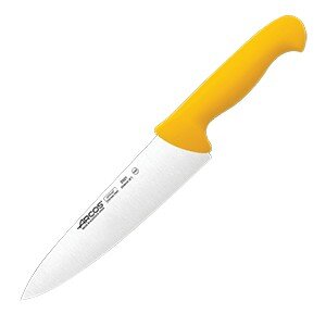 Нож поварской «2900»;сталь нерж.,полипроп.;,L=333/200,B=50мм;желт.,металлич. COM- 4072433
