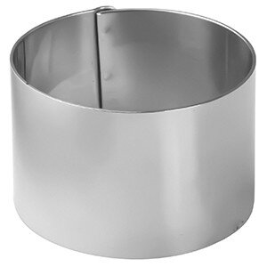 Кольцо кондитерское «Проотель»;сталь нерж.;D=6,H=4см;металлич. COM- 4142842